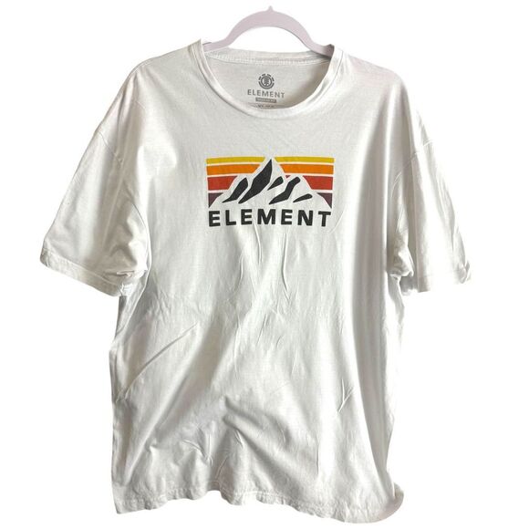 Element Graphic Mountain T-Shirt - Size L | Retro Design Graphic Tee - Picture 1 of 9